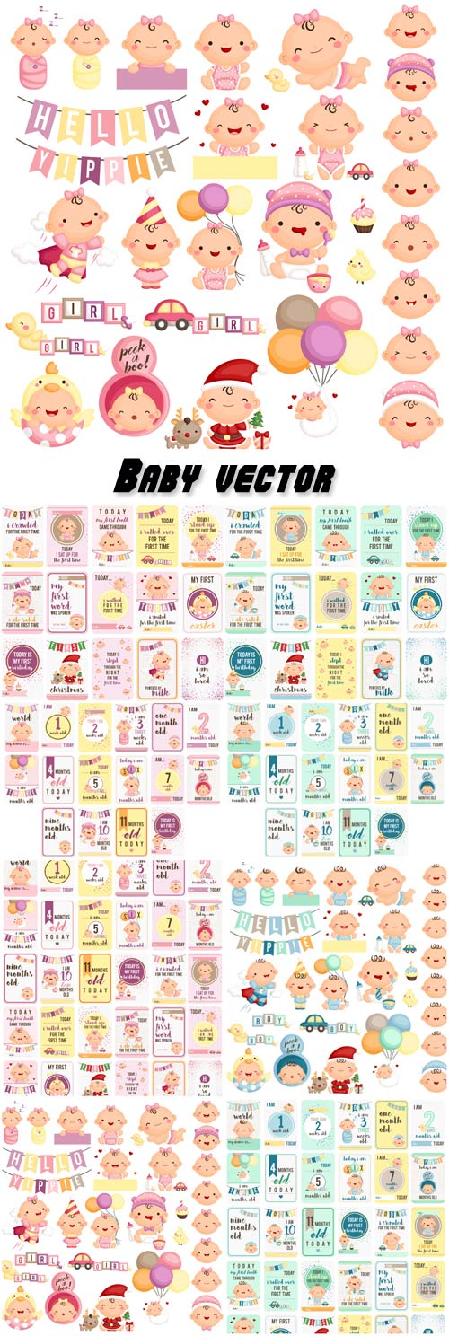 Baby vector, little kids