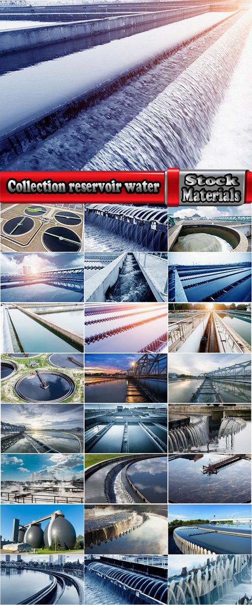 Collection reservoir water treatment reservoir dam 25 HQ Jpeg