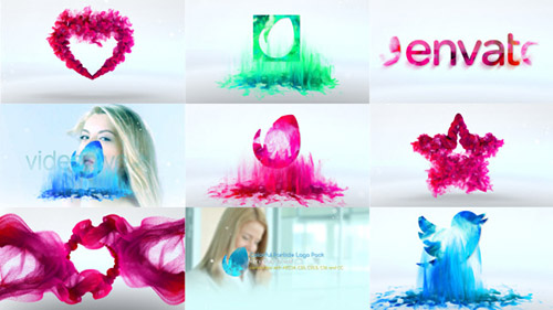 Colorful Particle Logo Pack - Project for After Effects (Videohive) 