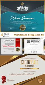 Vectors - Certificate Templates 15