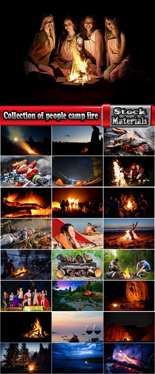 Collection of people man woman camp fire travel vacation vacations nature landscape 25 HQ Jpeg