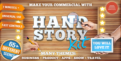 Hand Story Kit - Professional Explainer Builder | Cool Product and Services Commercial - Project for After Effects (Videohive)