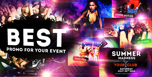 Colourful Party/Event - Disco Night Club Promo - Project for After Effects (Videohive)