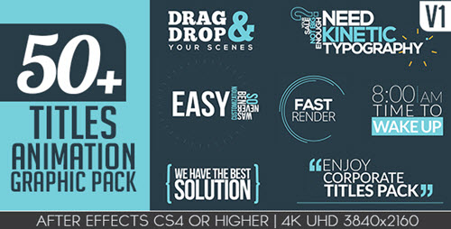 Titles Animation Graphic Pack - Project for After Effects (Videohive)