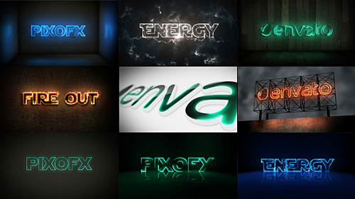 Multi Light Kit - Fire Light Neon Energy Composer - Project for After Effects (Videohive)
