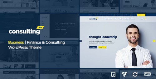 Nulled Consulting v2.1 - Business, Finance WordPress Theme snapshot
