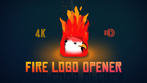 Fire Logo Opener - Project for After Effects (Videohive)