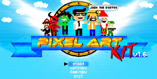 Pixel Art Kit V1.6 - Project for After Effects (Videohive)