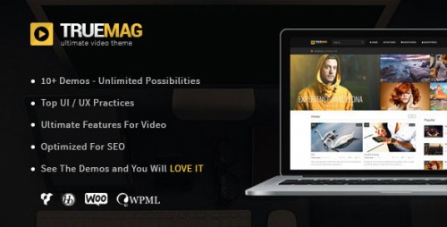 Nulled True Mag v4.2.8 - WordPress Theme for Video and Magazine Product visual