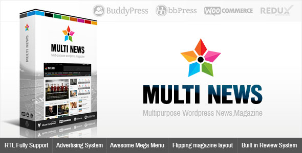 Multinews v2.5.2 - Multi-purpose Wordpress News, Magazine