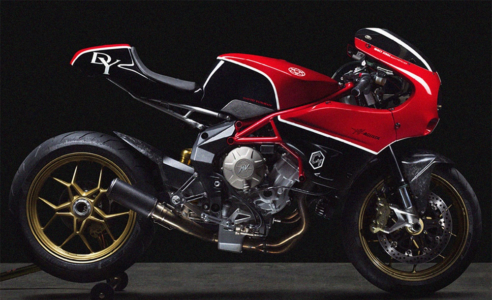 Дэвид Юрман и Уолт Сигл представили мотоцикл MV Agusta David Yurman Forged Carbon