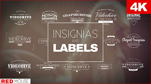 Insignias And Labels Pack - Project for After Effects (Videohive)