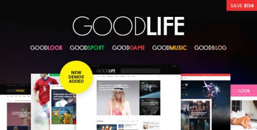 Download Nulled GoodLife v1.2.0 - Responsive Magazine Theme photo