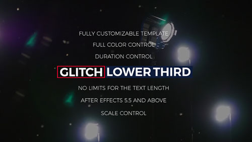 Glitch Lower Thirds & Titles - 17100890 - Project for After Effects (Videohive)
