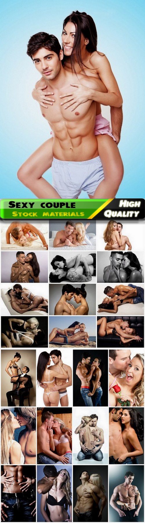 Sexy nude erotic couple of man and woman in love - 25 HQ Jpg