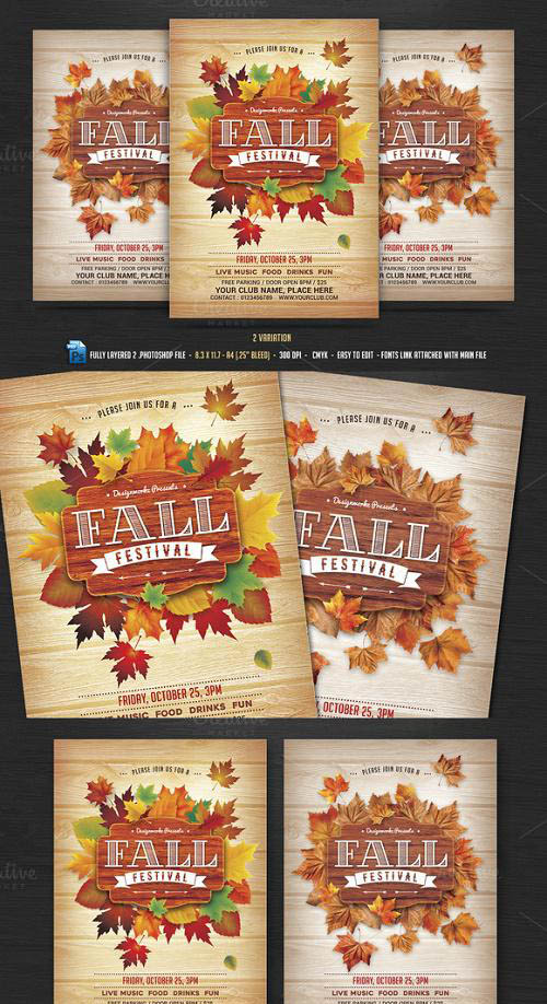 Fall Autumn Festival Flyer - 851289