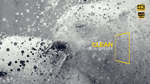 Clean Media Opener I Slideshow - Project for After Effects (Videohive)
