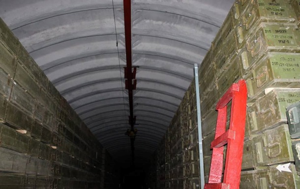 ВСУ показали бетонные хранилища для боеприпасов